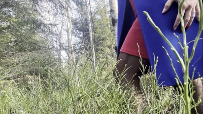 Public Fuck in Deep Forest